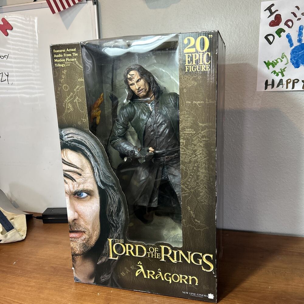 Lord of the Rings Aragorn 20" Epic Action Figure NIB 🗡️ NECA Reel Toys
